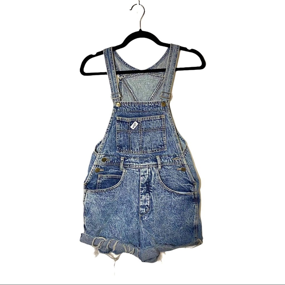 GUESS Vintage Denim Women’s Overalls Shorts Size 2